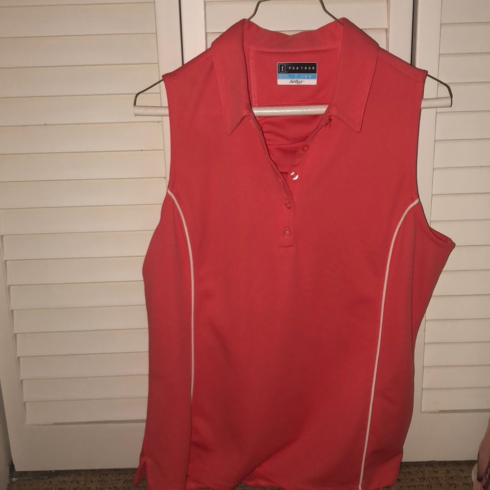 Peachy sleeveless golf top